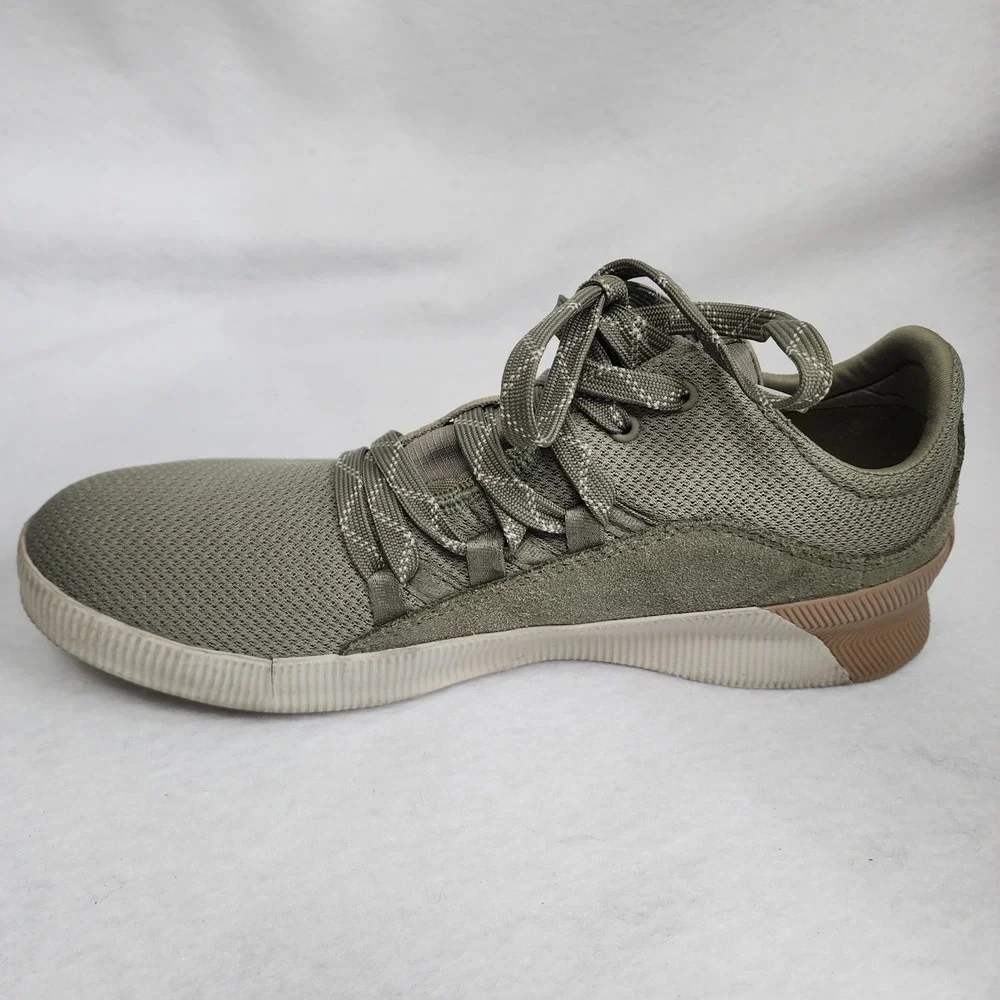 Sorel Out 'N About III Low NL4090-365 Womens 10 Sneakers Green Waterproof Shoes